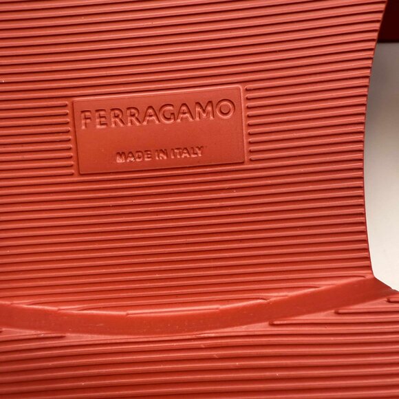 Ferragamo Mens Giuneva Logo Embossed Slides US Size 11 main image 7
